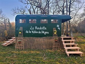 Façade de l’hébergement