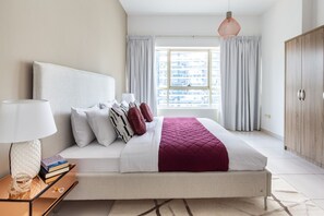 1 bedroom, laptop workspace, iron/ironing board, WiFi