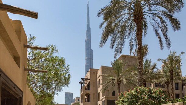 Property grounds - Gorgeous 1BR in Souk al Manzil - Sleeps 4 (Dubai)