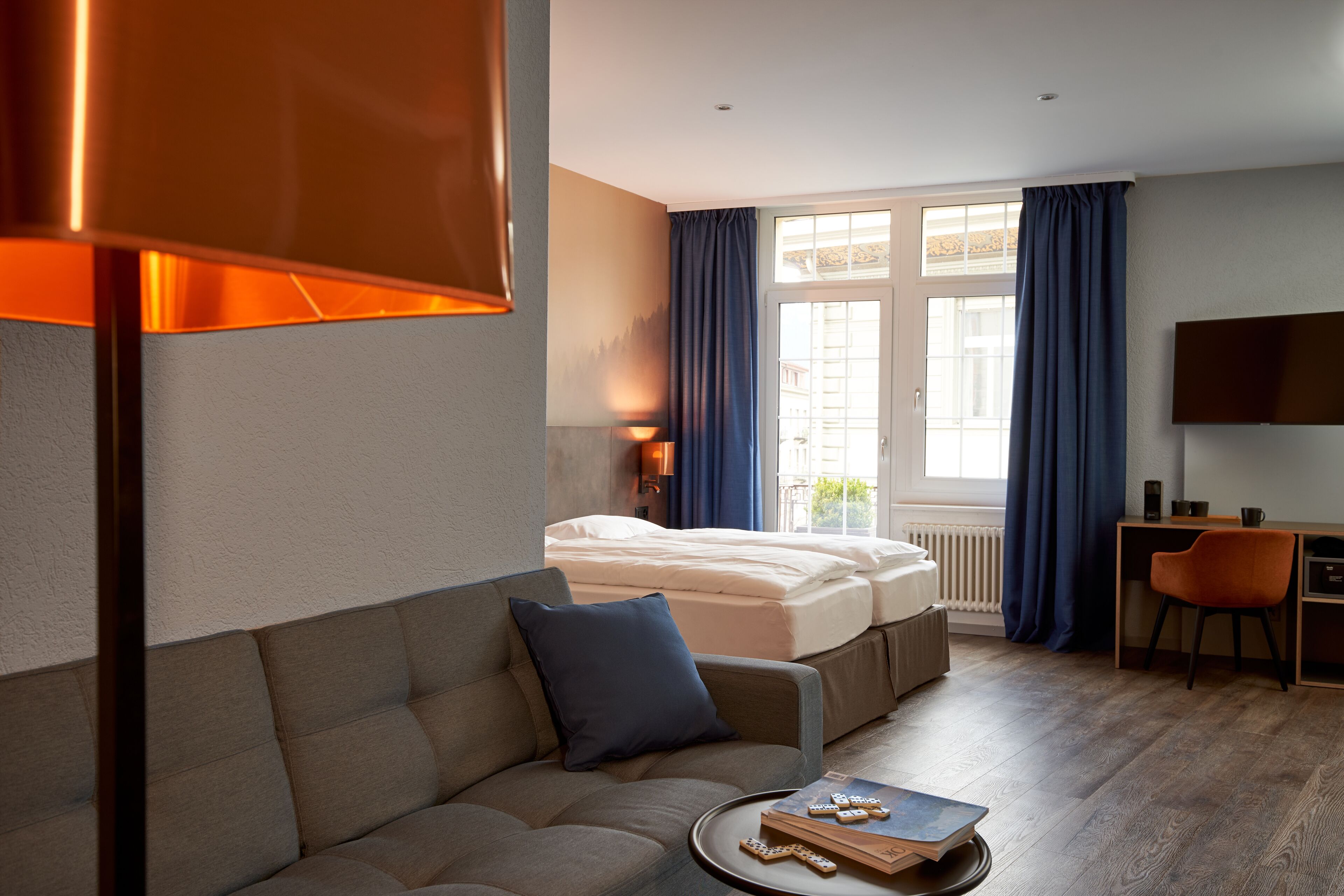 suite | living area | tv