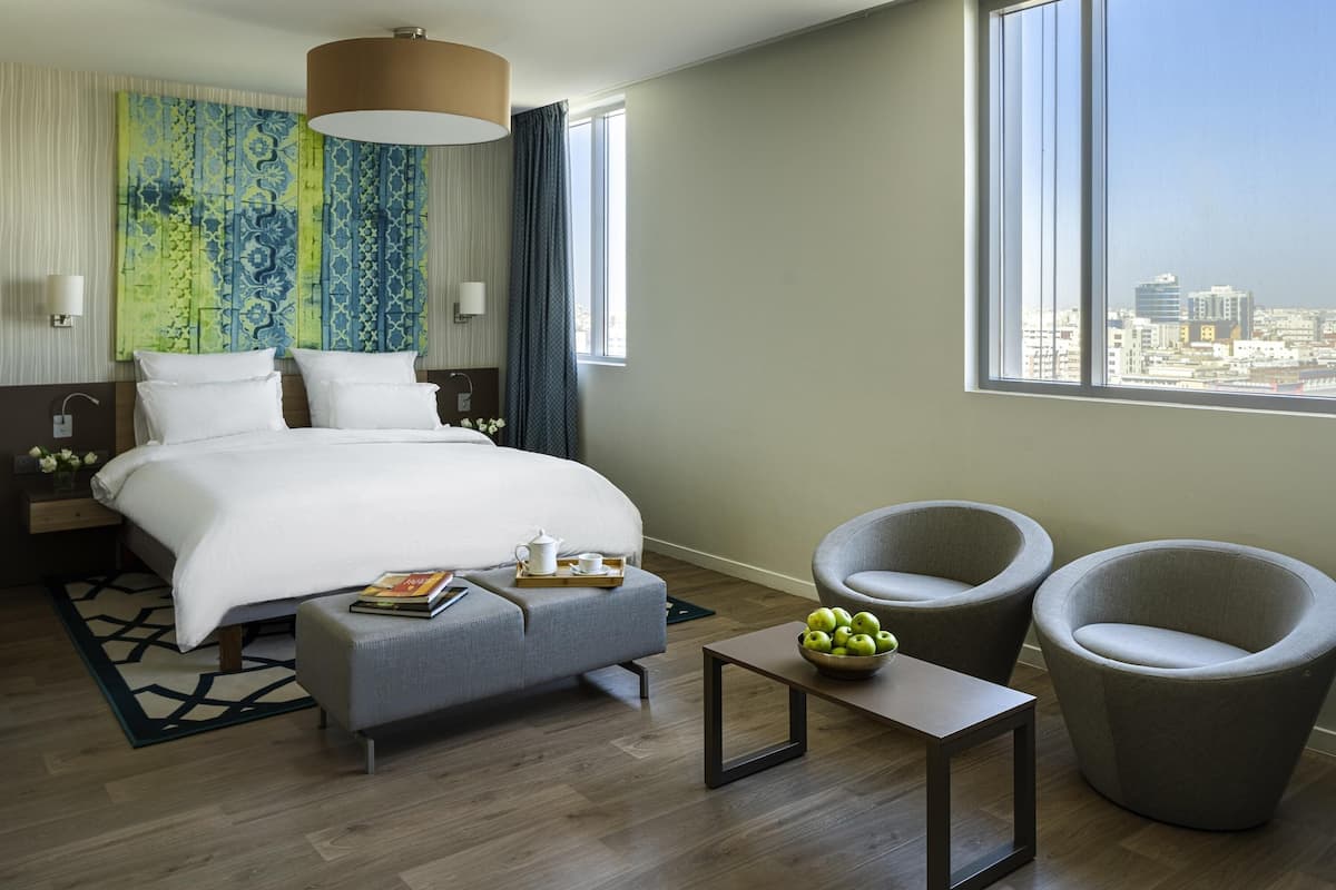1 habitación, minibar, caja de seguridad en la habitación y escritorio