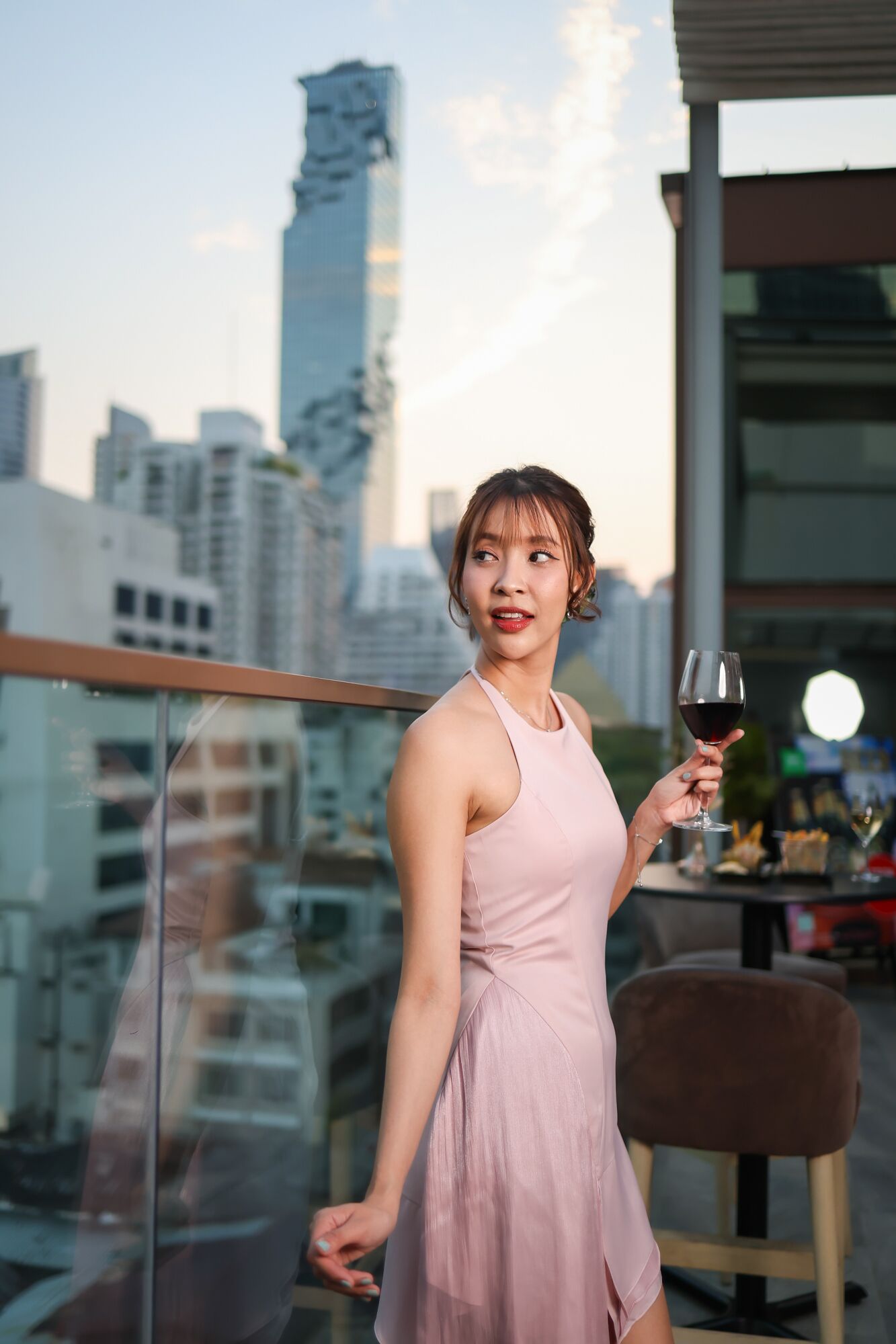 rooftop bar, poolside views, open daily