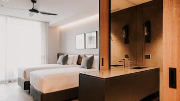 1 habitación, minibar, caja de seguridad en la habitación y escritorio
