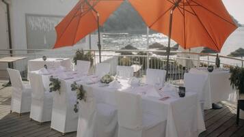 Espace banquet en plein air