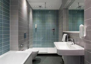 Bathroom - The Greyhound by Wetherspoon (Bridport)