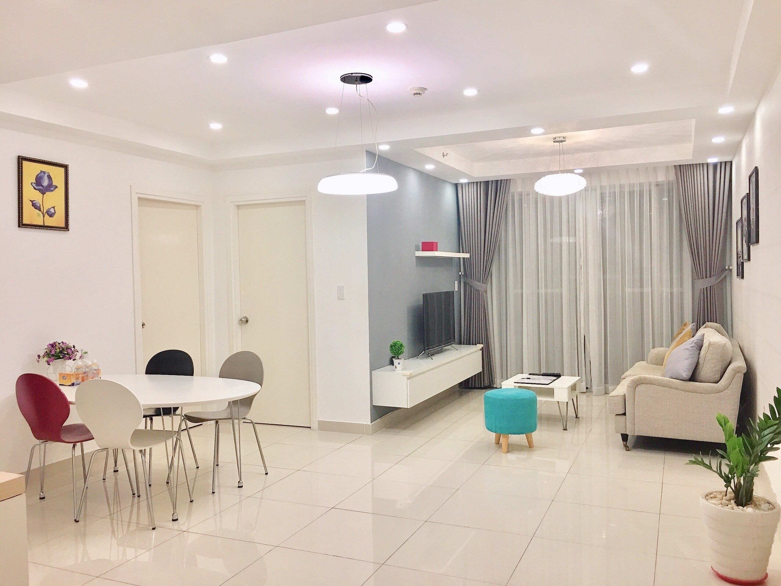 Apartamento, várias camas | Opções para refeição