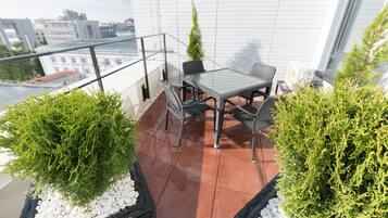 Deluxe-Apartment | Terrasse/Patio