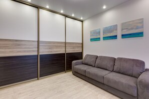 Superior-Apartment | 1 Schlafzimmer, Schreibtisch, laptopgeeigneter Arbeitsplatz