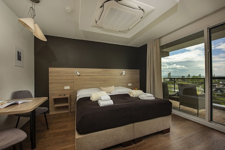 Standard Studio, Balcony, Lake View | 1 bedroom, blackout drapes, free WiFi