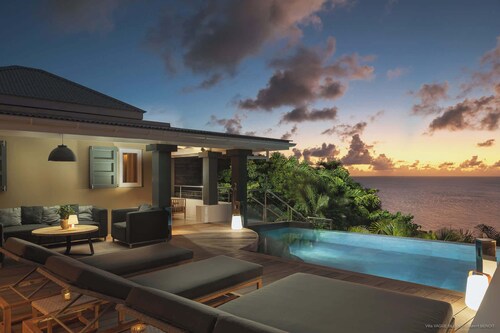 Villa VAGUE BLEUE – Sunset Sea-View Escape in Lurin, St. Barths