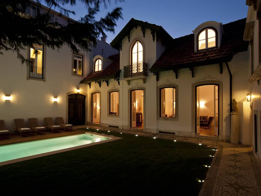 Front of property - evening/night