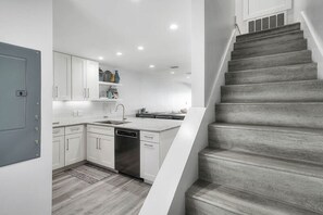 Townhome, 3 Bedrooms | Private kitchen | Fridge, microwave, stovetop, dishwasher