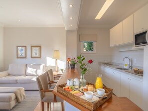 Kontinental frokost er inkludert hver dag