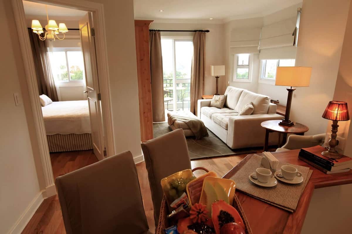 1 slaapkamer, een minibar, een kluis op de kamer