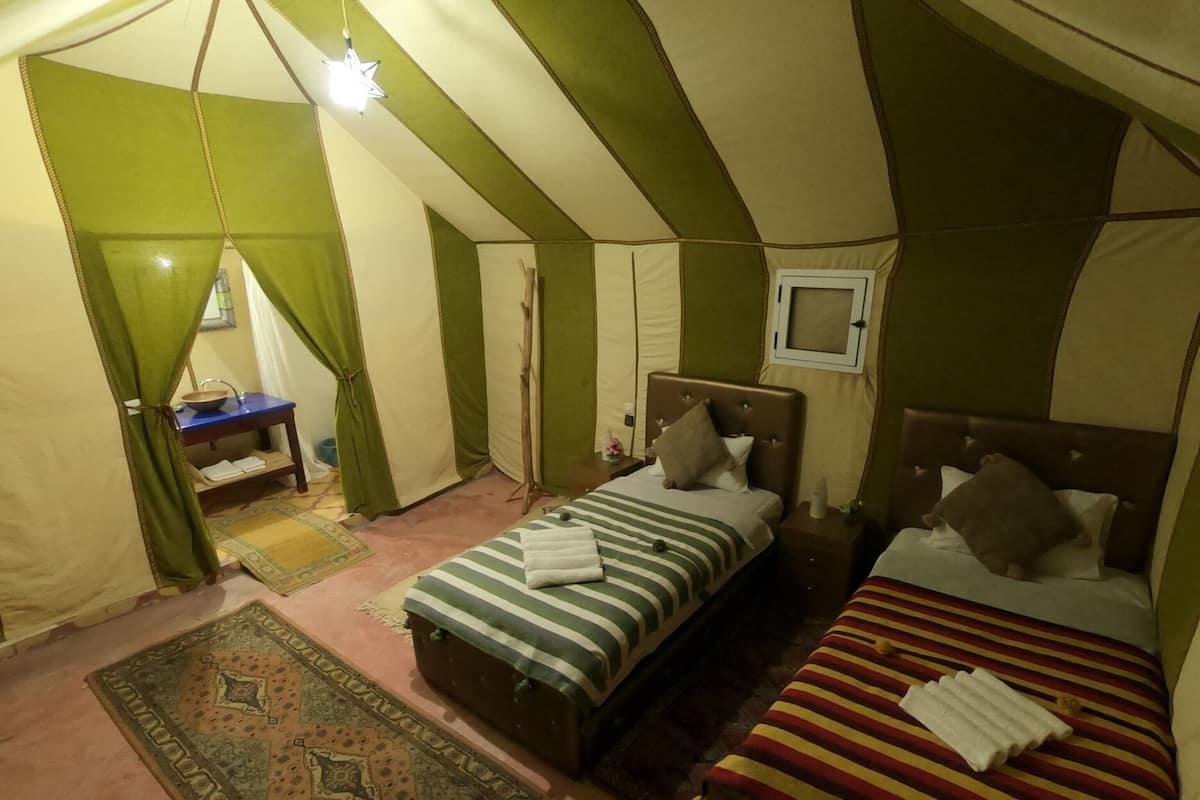 Luxury-Zelt | 2 Schlafzimmer, Zimmersafe, kostenloses WLAN