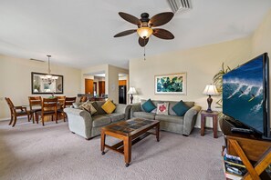 Condo, 1 King Bed with Sofa bed (Shores at Waikoloa 234 at Bo Tree Tow) | Living area