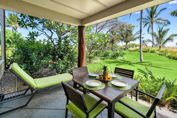 Condo, 1 King Bed, Golf View (Waikoloa Beach Villas G2) | Outdoor dining - Waikoloa Beach Villas G2 (Waikoloa)