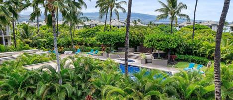 House, 1 King Bed with Sofa bed, Partial Ocean View (Vista Waikoloa B302) | Property grounds