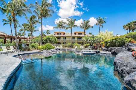 Villa, Multiple Beds, Golf View (Waikoloa Beach Villas P32) | Pool | Outdoor pool, a heated pool