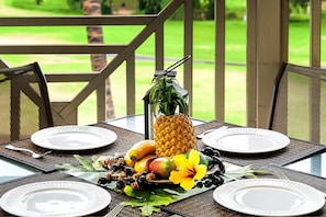 Villa, Multiple Beds, Golf View (Waikoloa Beach Villas P32) | Outdoor dining