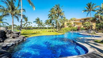 Kondominium, Beberapa Tempat Tidur, pemandangan lapangan golf (Fairway Villas Waikoloa A21) | Kolam renang | Kolam renang outdoor