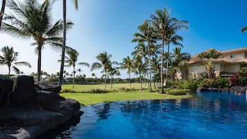 Vila, 1 Tempat Tidur King dengan tempat tidur Sofa (Fairway Villas Waikoloa J21) | Kolam renang