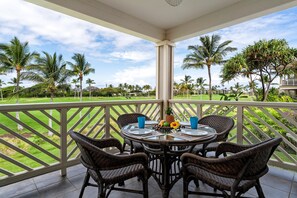 Villa, 1 King Bed with Sofa bed, Golf View (Fairway Villas Waikoloa J21) | Outdoor dining