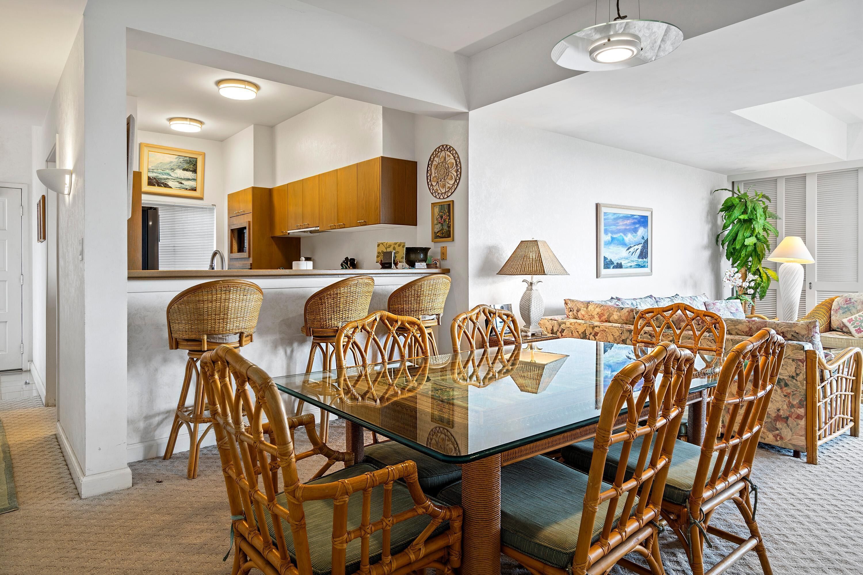 Condo, Multiple Beds, Partial Ocean View (Vista Waikoloa B206) | Dining