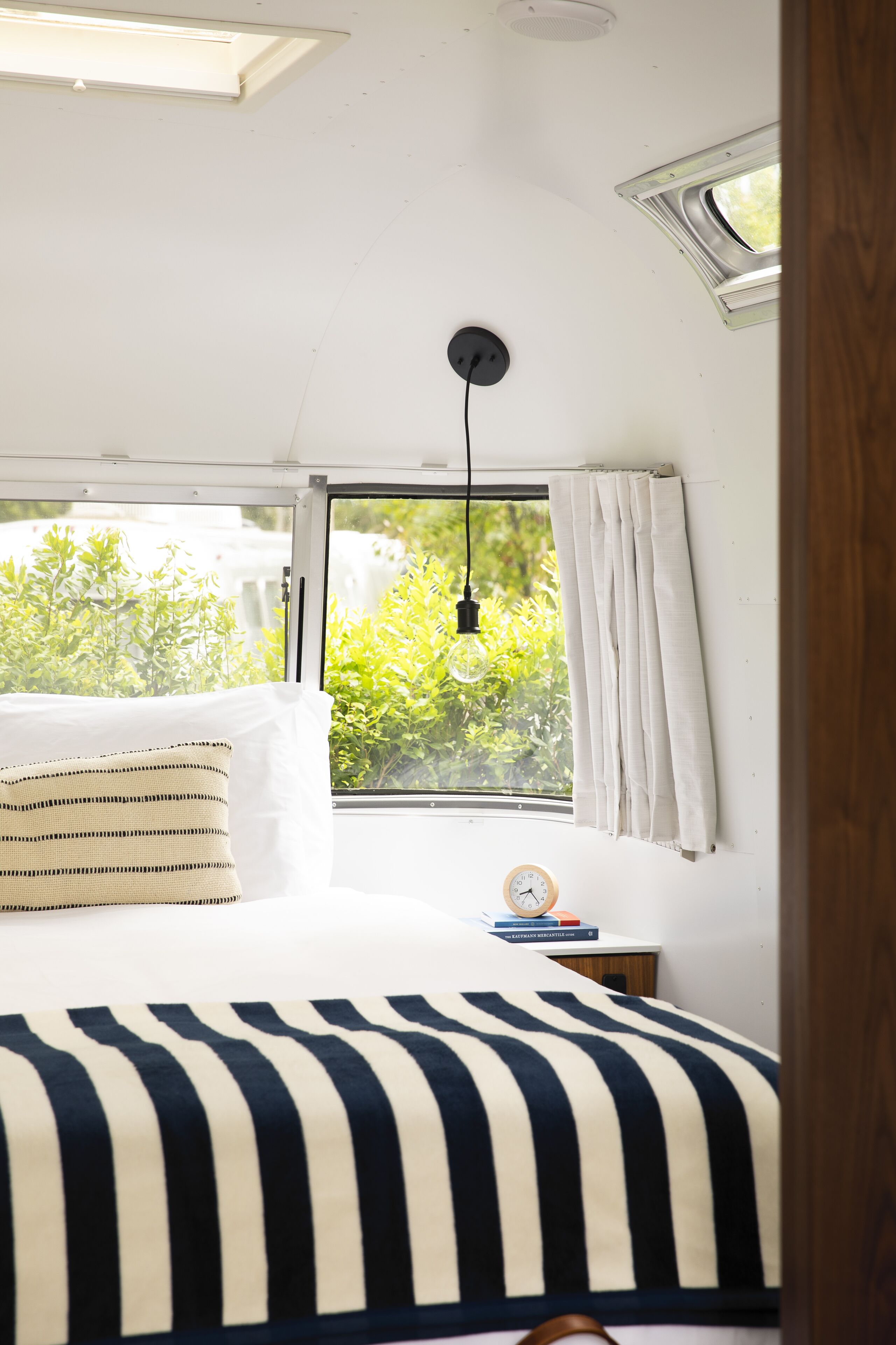 premium airstream | premium bedding, in-room safe, individually decorated
