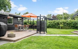 Outdoor dining - Amazing home in Hjerm with house a panoramic view (Hjerm)