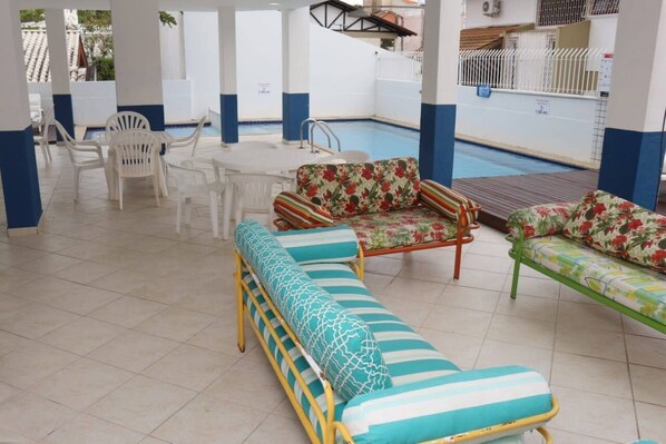 Indoor pool, outdoor pool
