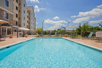 Take a dip in the pool.