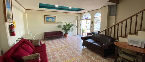 Sala de estar en el lobby
