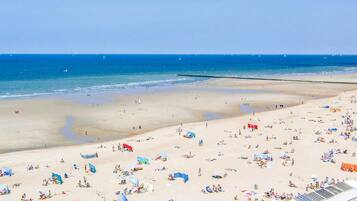 Vlak bij het strand