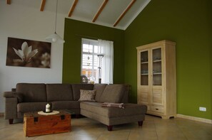 Fernseher, Kamin