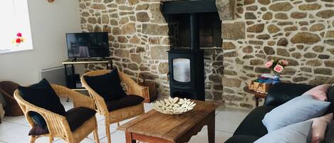 電視、壁爐、乒乓球設施、書籍