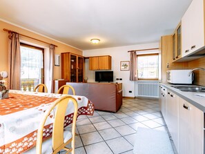 Microwave, oven, dishwasher, freezer