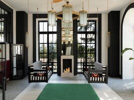 Sala de estar en el lobby