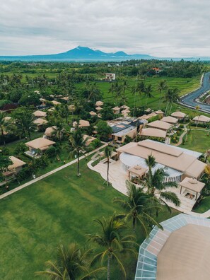 Blick von der Unterkunft