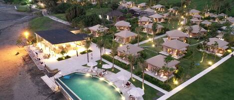 Kort over overnatningsstedet