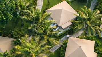 Vue depuis lâhĂ©bergement