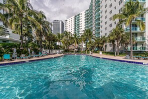 Indoor pool, outdoor pool
