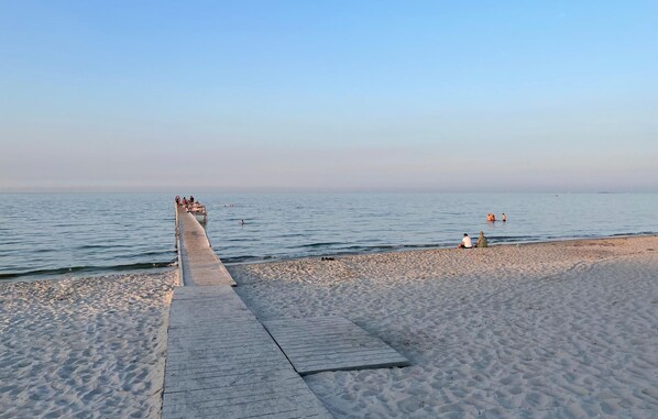 Tæt på stranden