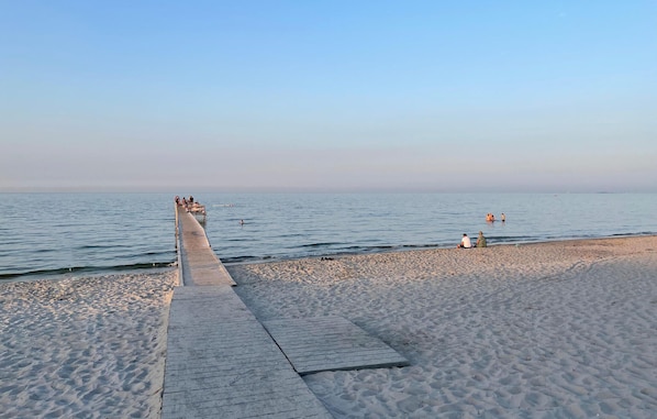Tæt på stranden
