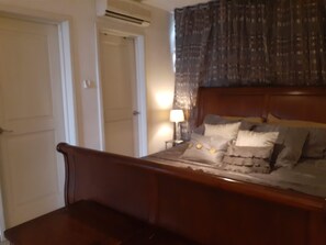 1 bedroom, iron/ironing board, bed sheets