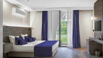 Quarto standard, 1 cama de casal, vista para o jardim | Frigobar, quartos à prova de som, roupa de cama