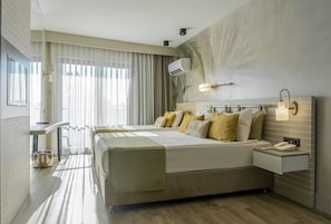 Minibar, chambres insonorisées, draps fournis