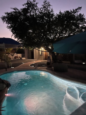 Outdoor pool - Casa Fenix, swimming pool Private yard , outdoor kitchen 5 min to the beach (Los Barriles)