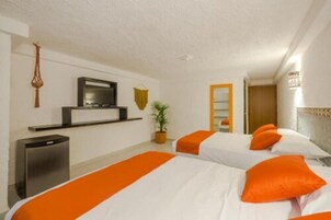 Chambre Standard, 2 lits doubles | Literie fournie