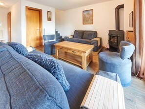 تلفزيون، مدفأة، مشغل دي في دي